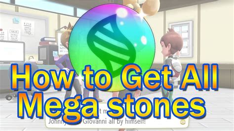 How to get All Mega Stones in Pokémon Let's Go Pikachu & Let's .